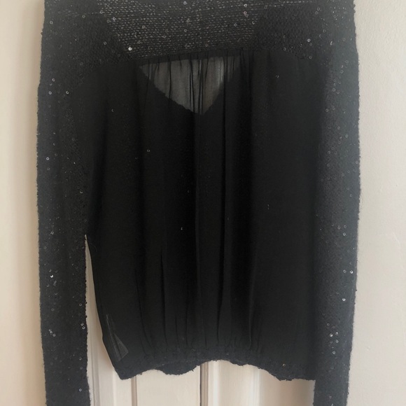 Anthropologie Black Sweater - Size S - Picture 4 of 6
